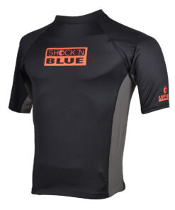 SHOCKN BLUE REMERA LYCRA M/CORTA COMBINADA ESTAMPADA