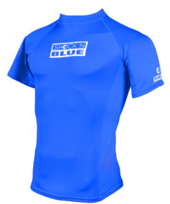 SHOCKN BLUE REMERA LYCRA NIÑO M/CORTA LISA ESTAMPADA