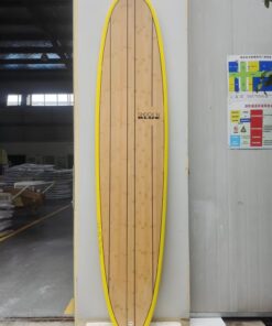 SHOCKN BLUE LONGBOARD NOSE RIDER PINLIN/BAMBOO 8'6
