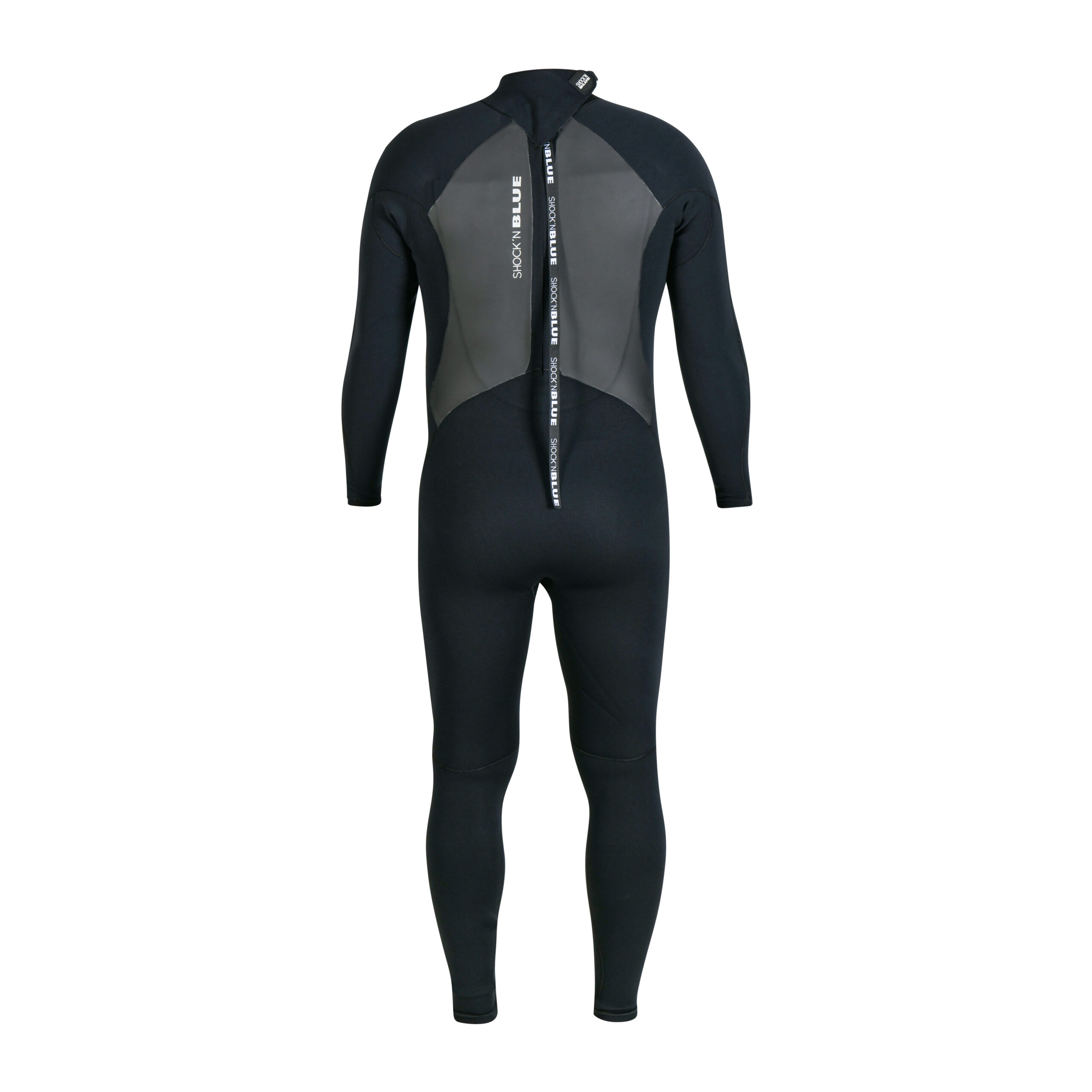 SHOCKN BLUE ENTERO DE NEOPRENE FULL GBS NERO 4/3 BACK ZIP M/LARGA - Imagen 4