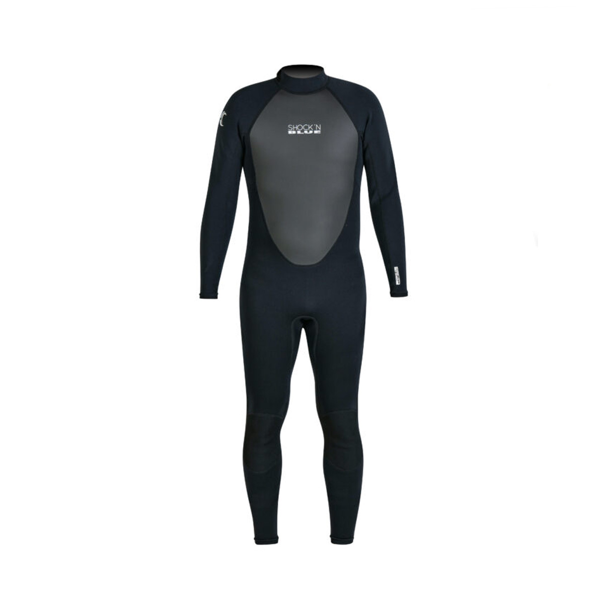 SHOCKN BLUE ENTERO DE NEOPRENE FLATLOCK NERO 3/2 BACK ZIP M/LARGA - Imagen 2