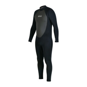 SHOCKN BLUE ENTERO DE NEOPRENE FLATLOCK NERO 3/2 BACK ZIP M/LARGA