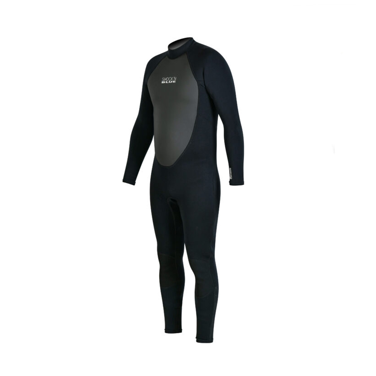 SHOCKN BLUE ENTERO DE NEOPRENE FLATLOCK NERO 3/2 BACK ZIP M/LARGA