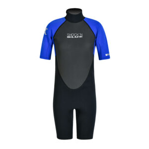 Alternative view of SHOCKN BLUE SPRING NEO FLATLOCK NERO 3/2 BACK ZIP M/CORTA NIÑO