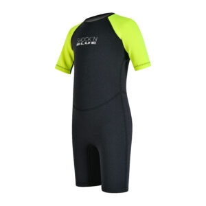 SHOCKN BLUE SPRING NEO FLATLOCK NERO 2/2 BACK ZIP M/CORTA BEBE