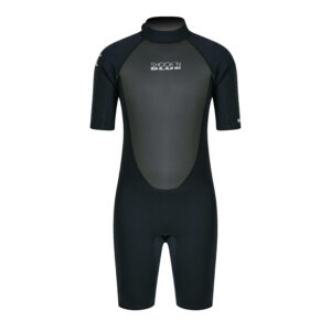 Alternative view of SHOCKN BLUE SPRING DE NEOPRENE FLATLOCK NERO 3/2 BACK ZIP M/CORTA