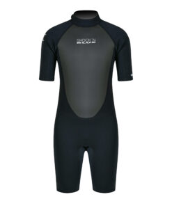 Alternative view of SHOCKN BLUE SPRING DE NEOPRENE FLATLOCK NERO 3/2 BACK ZIP M/CORTA