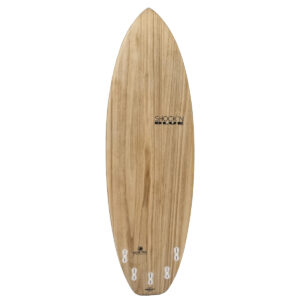 Alternative view of SHOCKN BLUE 5 FINS WIDE TAIL FULL MADERA 6'2