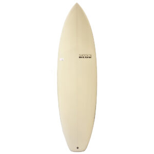 SHOCKN BLUE 5 FINS WIDE TAIL RESIN TINT 6'6