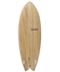 Alternative view of SHOCKN BLUE TWIN FINS BARRACUDA FULL MADERA 5'11