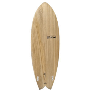 Alternative view of SHOCKN BLUE TWIN FINS BARRACUDA FULL MADERA 6'6