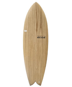 SHOCKN BLUE TWIN FINS BARRACUDA FULL MADERA 5'11