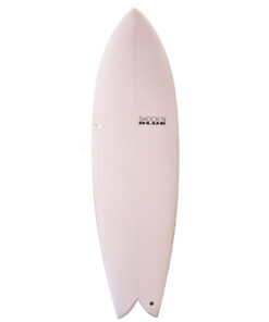 SHOCKN BLUE TWIN FINS BARRACUDA RESIN TINT 5'11