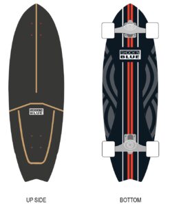 SURF SKATE SHOCKN BLUE IRVINE