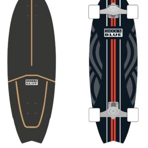 SURF SKATE SHOCKN BLUE IRVINE