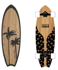 SURF SKATE SHOCKN BLUE KAILUA