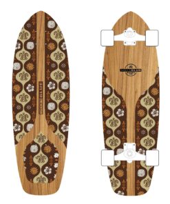 SURF SKATE SHOCKN BLUE MAHALO