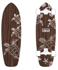 SURF SKATE SHOCKN BLUE TURTLE