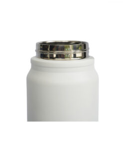 BOTELLA TERMICA DEPORTIVA ACERO INOXIDABLE 600 ml BLANCO - Imagen 4