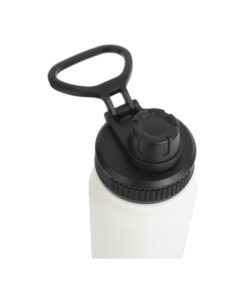 BOTELLA TERMICA DEPORTIVA ACERO INOXIDABLE 600 ml BLANCO - Imagen 6
