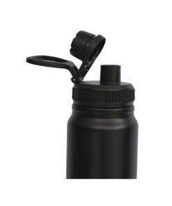 Alternative view of BOTELLA TERMICA DEPORTIVA ACERO INOXIDABLE 600 ml NEGRO