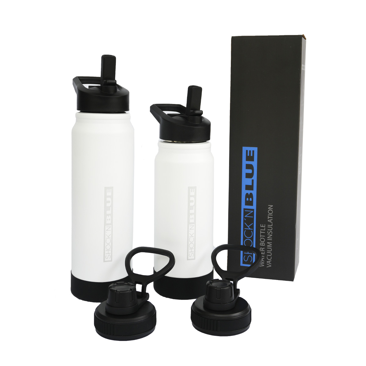 BOTELLA TERMICA DEPORTIVA ACERO INOXIDABLE 600 ml AZUL
