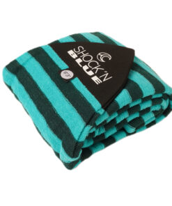 SHOCKN BLUE FUNDA SURF RETRO FISH ELASTIZADA 7'8 VERDE RAYADO