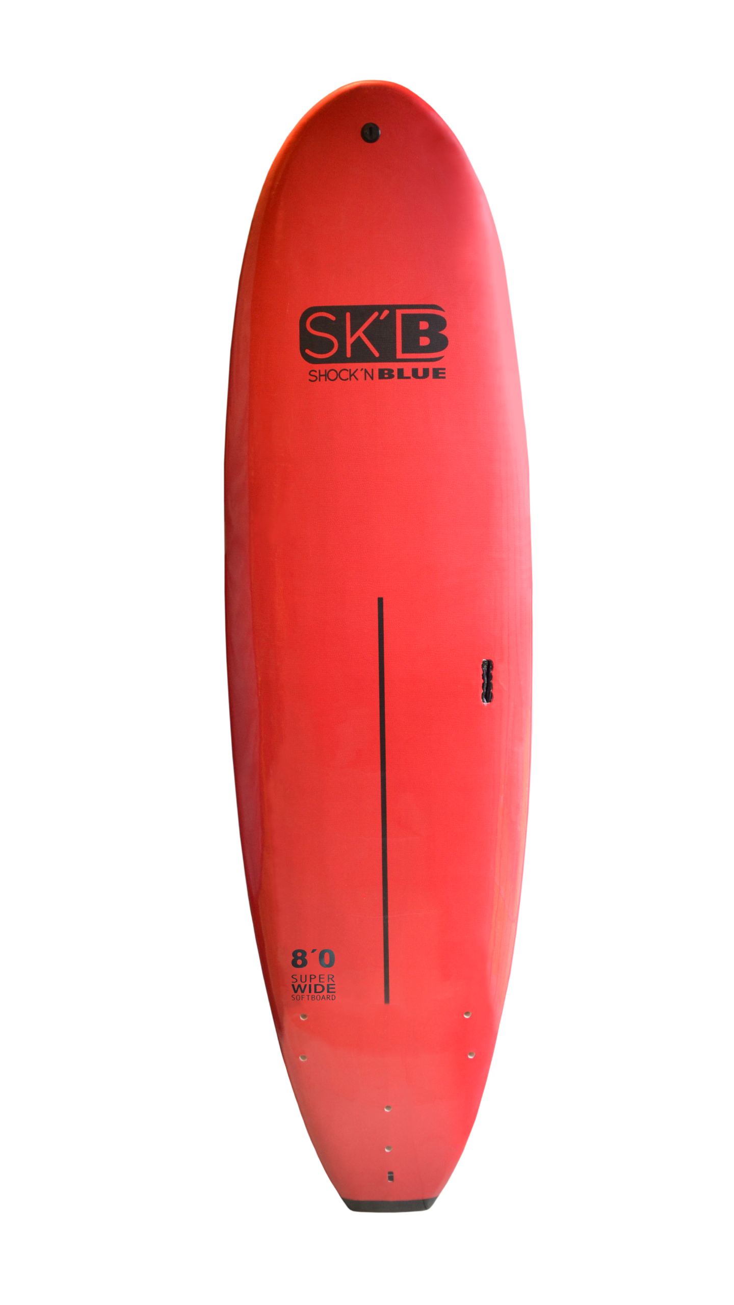 SHOCKN BLUE TABLA SOFT ESCUELA SUPER WIDE SERIES 8′ X 26″ X 4″ COLOR ROJO - Imagen 2