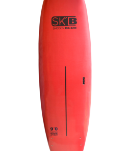 Alternative view of SHOCKN BLUE TABLA SOFT ESCUELA SUPER WIDE SERIES 9′ X 27″ X 4″  COLOR ROJO