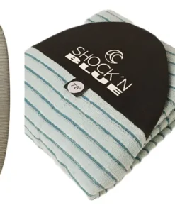 SHOCKN BLUE FUNDA SURF RETRO FISH ELASTIZADA 7'3 AQUA RAYADO - Imagen 3