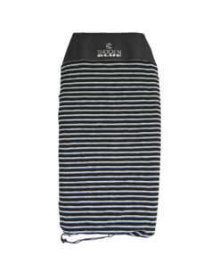 SHOCKN BLUE FUNDA DE BODYBOARD ELASTIZADA NEGRO C/RAYAS BLANCAS