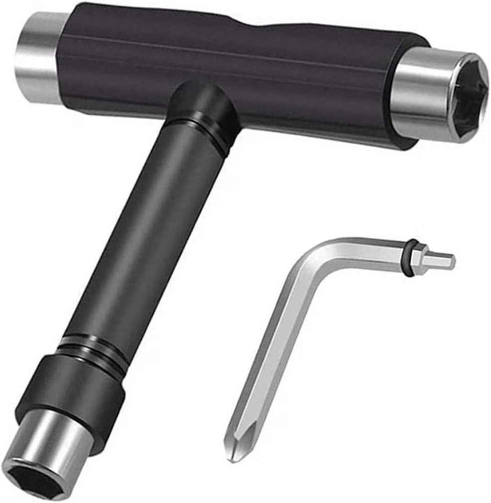 HERRAMIENTA LLAVE T ALLEN PARA SKATE SURFSKATE Y LONGBOARD
