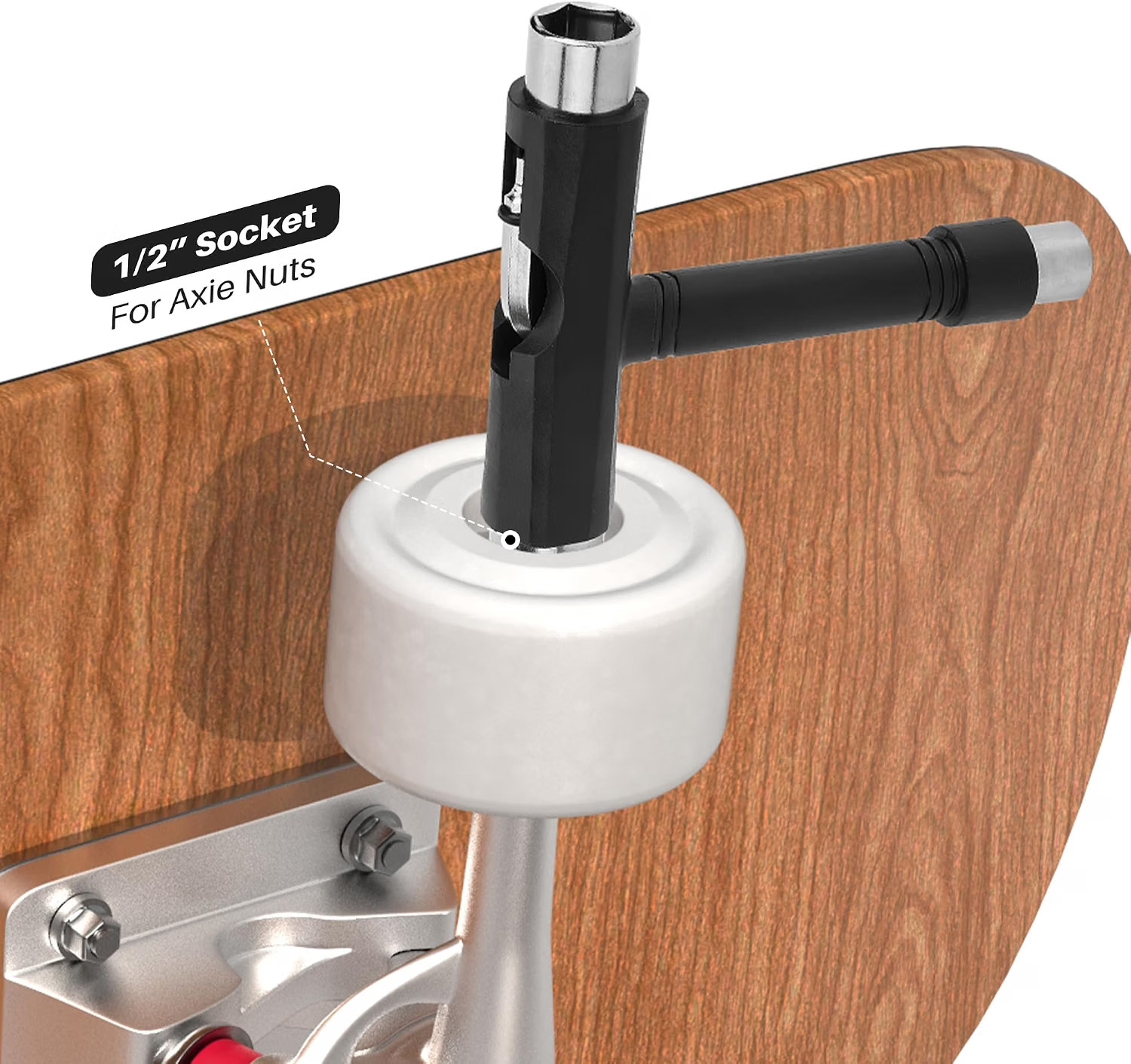 HERRAMIENTA LLAVE T ALLEN PARA SKATE SURFSKATE Y LONGBOARD - Imagen 6