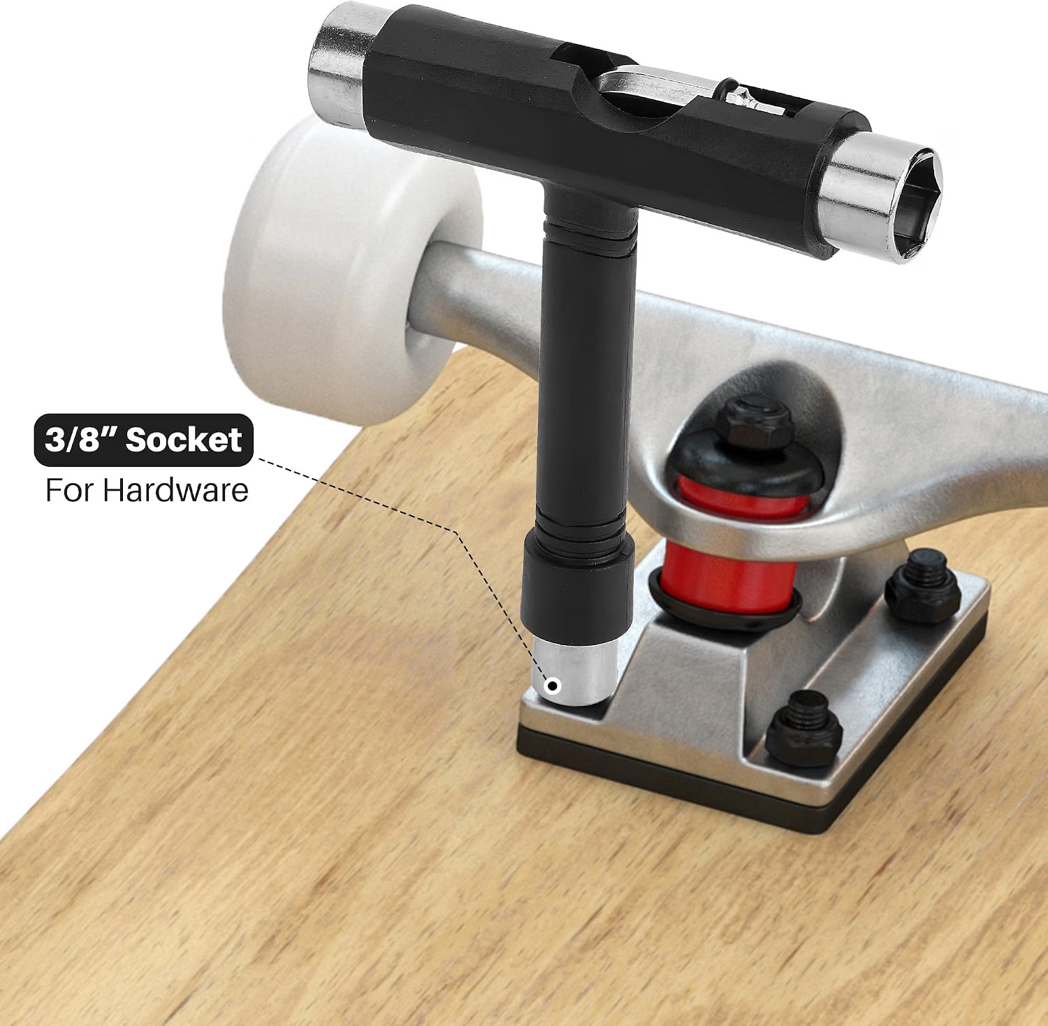 HERRAMIENTA LLAVE T ALLEN PARA SKATE SURFSKATE Y LONGBOARD - Imagen 7